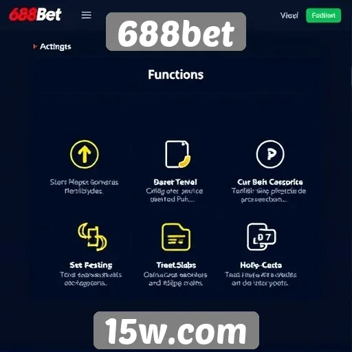 Avaliação das funcionalidades do site 688bet